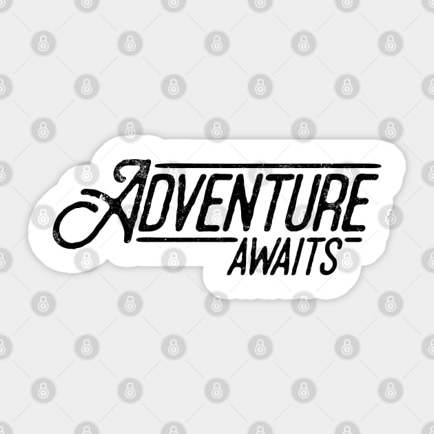 Adventure Awaits Sticker by LudlumDesign